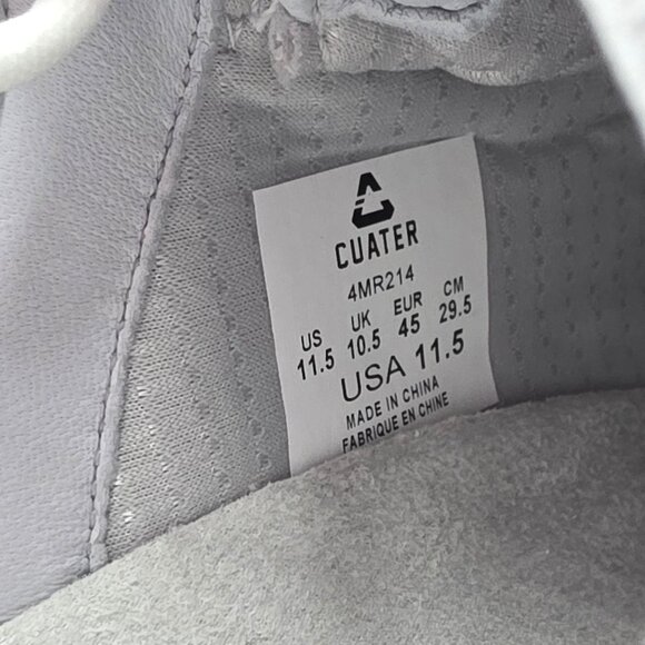 NEW Cuater Golf Shoes Mens 11.5 Travis Matthew Legend White Leather Waterproof - Picture 12 of 16